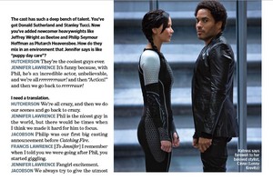  Entertainment Weekly’s “Catching Fire” Статья