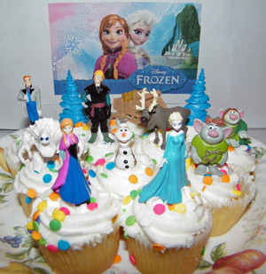  Frozen - Uma Aventura Congelante Cake Toppers