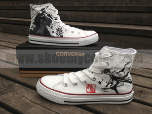  Gintama (Гинтама) Converse hand painted Аниме shoes