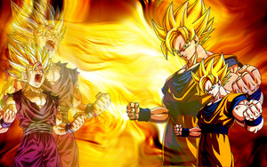 Goku & Gohan Wallpaper