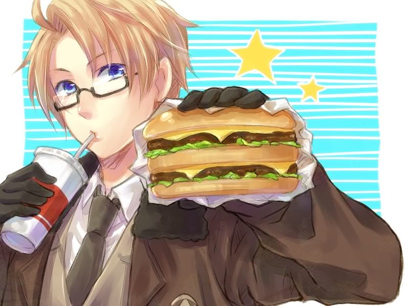 Hamburger lover!