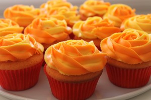  naranja cupcakes