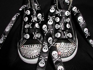  Skull Хэллоуин Converse Sneakers