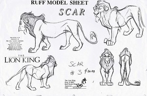  Walt Disney Sketches - Scar