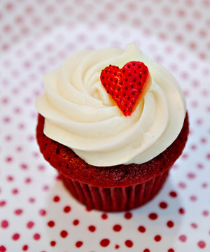 red velvet cupcake, kek cawan