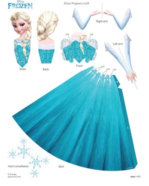 Elsa Papercraft