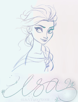  Anna and Elsa's Signatures