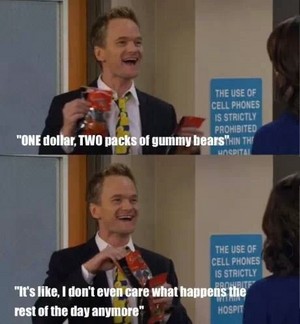  Barney excited over 2for$1 xx