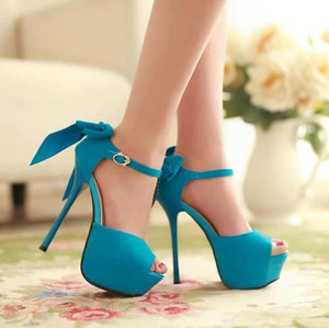  Blue High Heels