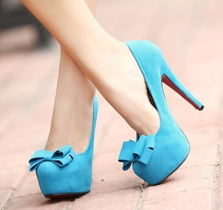 Blue High Heels - High Heels Photo (35867114) - Fanpop