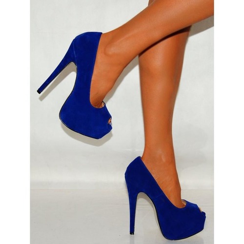 Blue High Heels - High Heels Photo (35867117) - Fanpop