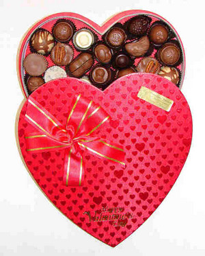  chocolat in cœur, coeur Box