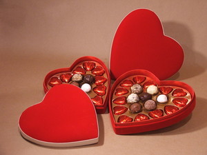  Chocolate in دل Box
