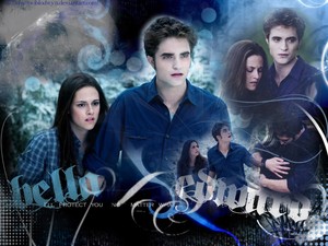 Edward and Bella پیپر وال