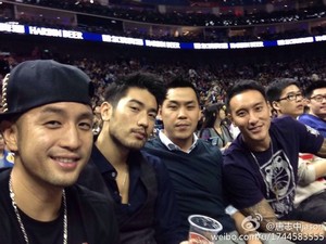  Godfrey at the Lakers Game [Shangai - 10.18.2013]