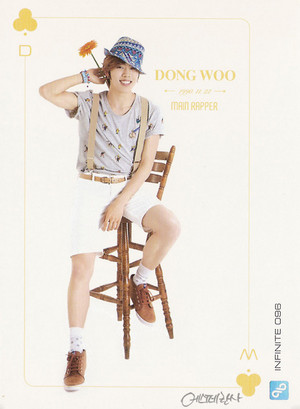  INFINITE Dongwoo– Official Collection Card Vol. 1 Scans