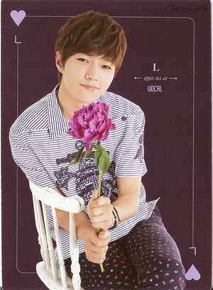  INFINITE L – Official Collection Card Vol. 1 Scans