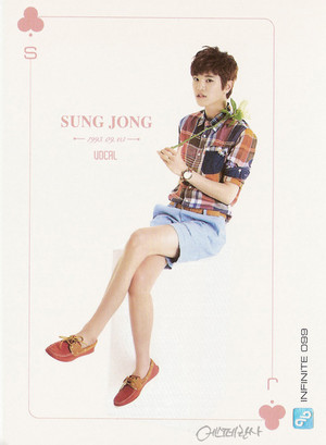  INFINITE Sungjong– Official Collection Card Vol. 1 Scans