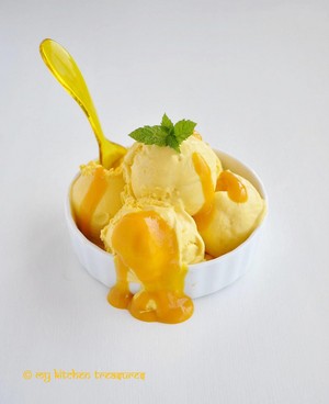  mango-, mango Ice-Cream