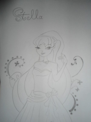  My Drawings (Winxs Flora and Stella)