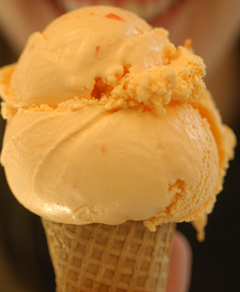  orange crème glacée