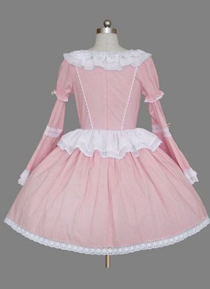  berwarna merah muda, merah muda Dress