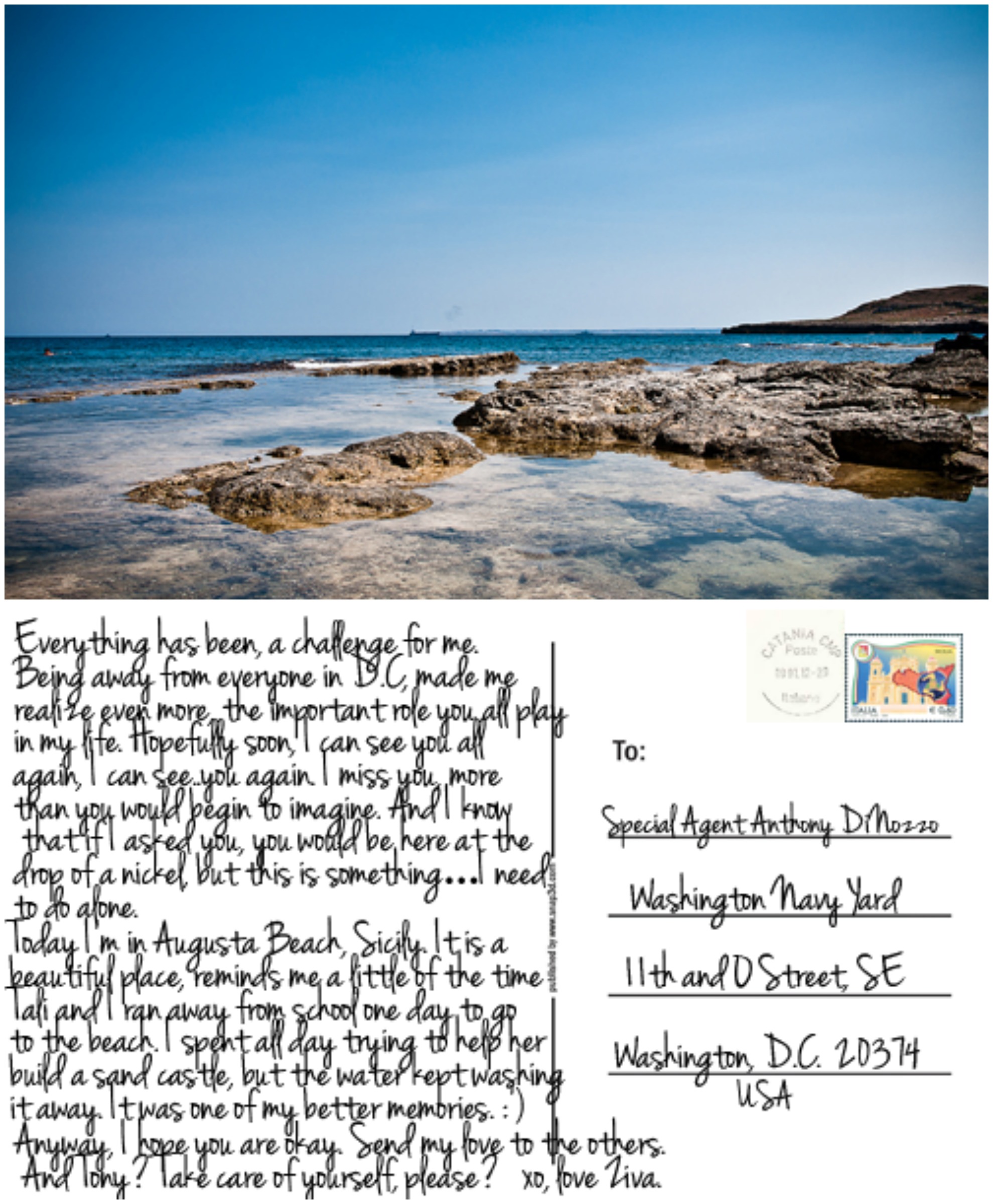 Postcards To Tony : Sicily