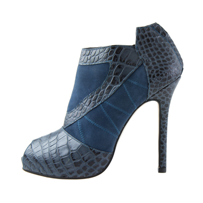 Royal Blue Ankle Boots, Royal Blue Stilettos, High Heel Ankle Boots ...