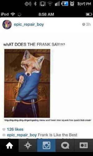  WHAT DOES THE FRANK SAY???
