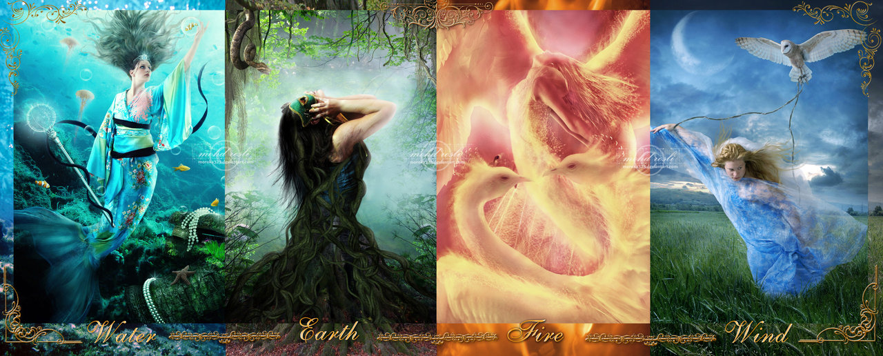 water, earth, fire, air - The Four Elements Photo (35854830) - Fanpop