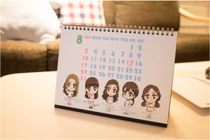  2014 Crayon Pop डेस्क Calendar!