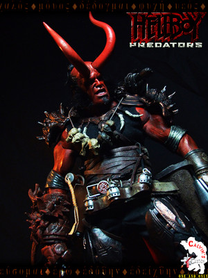  Calvin's Custom Predators X Hellboy