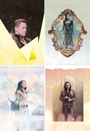  Charming, Snow, Regina & Rumple