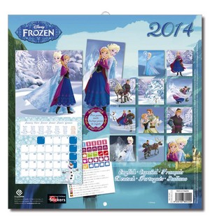  Frozen - Uma Aventura Congelante Calendar