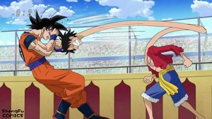  Goku and Luffy