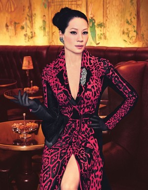 Lucy Liu// Watch! Magazine October 2013
