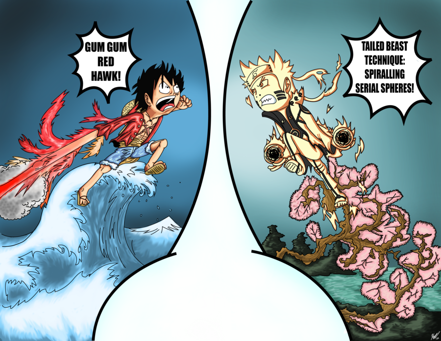 Luffy And Naruto One Piece Foto Fanpop Page 5