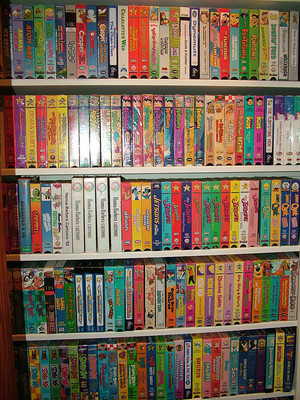  Shelf of VHS Tapes #3 (Hanna-Barbera)