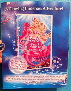  barbie the pearl Princess cover DvD