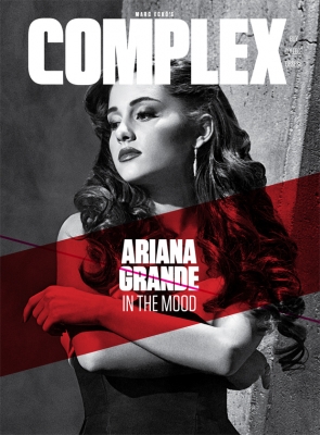  Ariana Grande Complex Magazine Cover Shoot por Gavin Bond