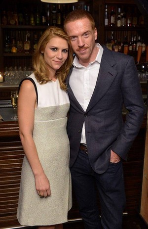  Claire Danes and Damian Lewis attend a private reception