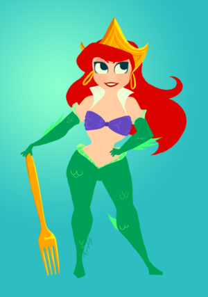  Ariel as Atlantian badass Mera