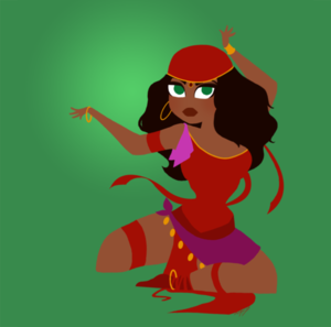  Esmeralda as Elektra