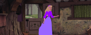  Aurora dressed in purple