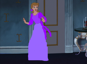  Cinderella dressed in purple