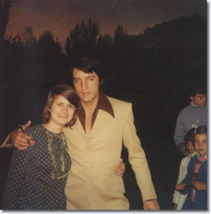 Elvis With A Fan