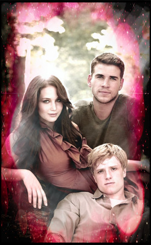  Gale, Peeta and Katniss