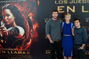 The Hunger Games: Catching 火, 消防 Madrid - Photocall