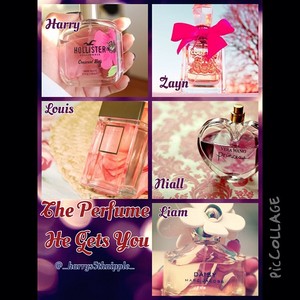  the perfume he gets 你