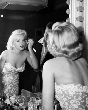 Marilyn Doing Her Makeup